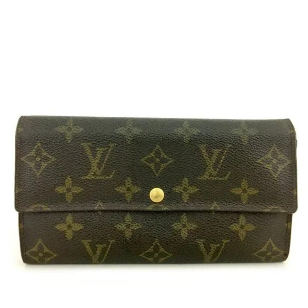 Louis Vuitton Monogram Portefeiulle Sarah Long Bifold Wallet